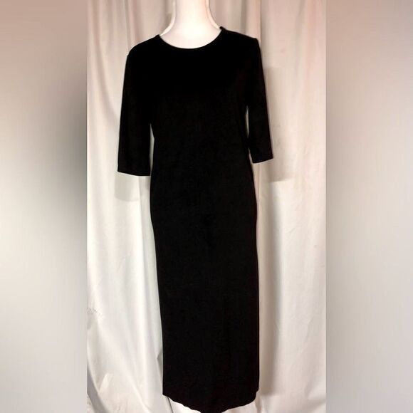 Zara midi dress with leather belt loops size small fits like an 8 ✨ oversized ✨ - Picture 2 of 7